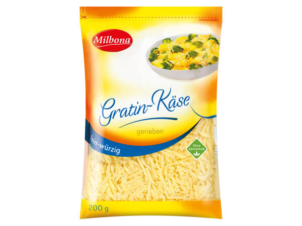 Milbona Gratinkäse gerieben