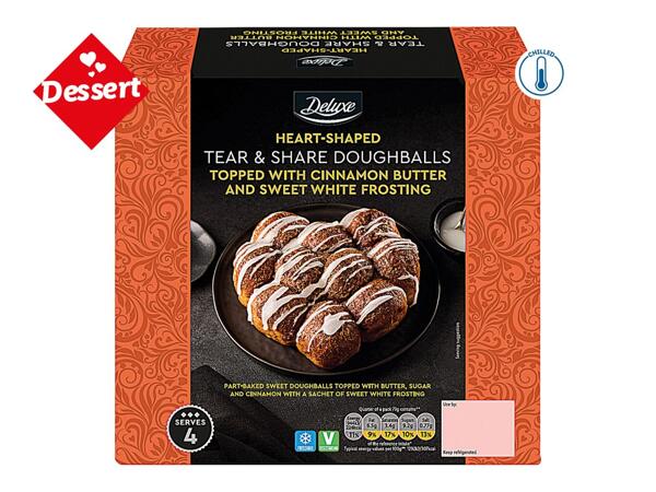 Deluxe Heart Shaped Tear & Share Doughballs