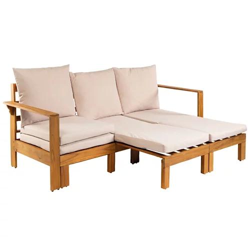 BELAVI Garten-Tagesbett aus Holz