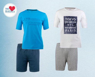 WE LOVE BASICS Herren-Pyjama