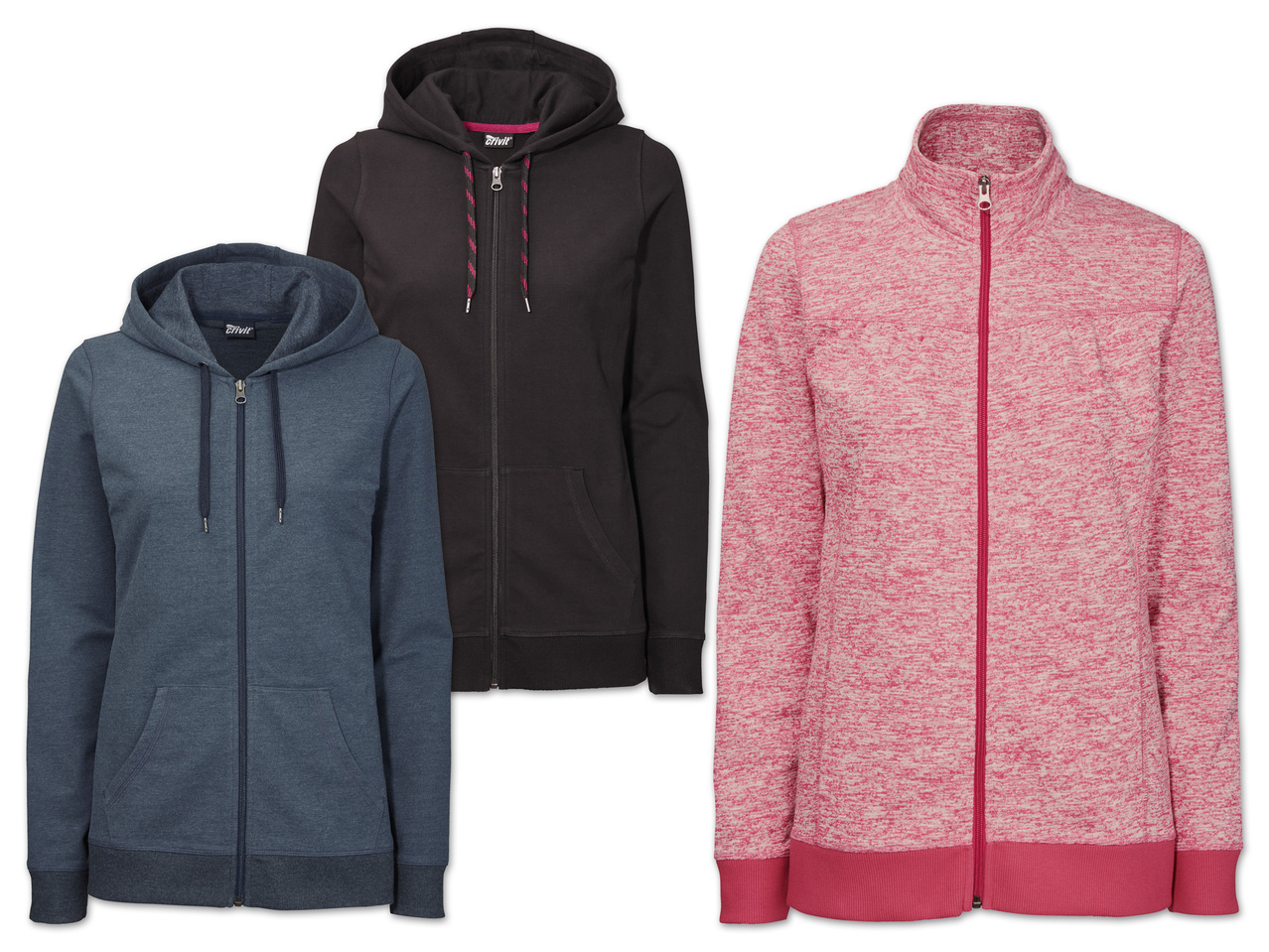 CRIVIT(R) Damen Sweatjacke1