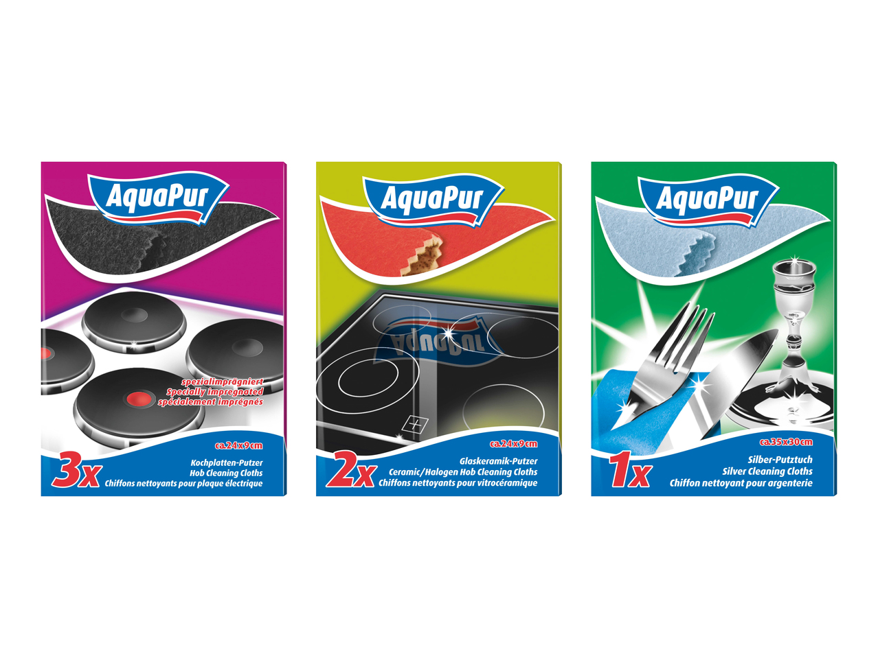 Chiffons de nettoyage spéciaux