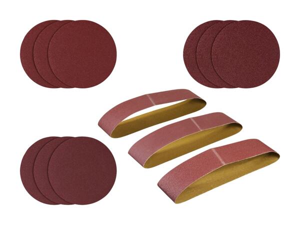 Set de papier abrasif, 12 pcs.