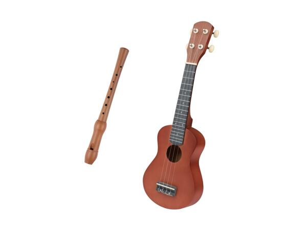Ukulele eller blokfløjte