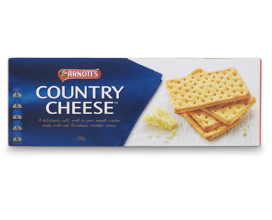 Arnott's Country Cheese Crackers 250g