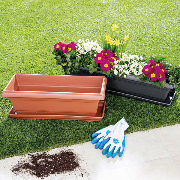 Blumenkasten mit Untersetzer "Toskana"