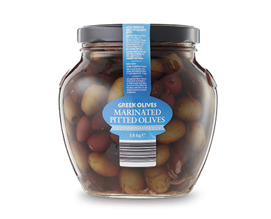Green and Kalamata Pitted Olives 1.6kg