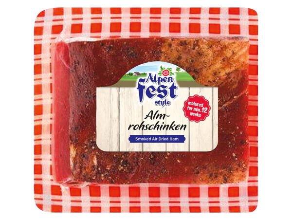 Alpenspeck am Stück