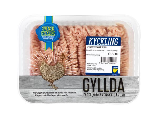 Färsk kycklingfärs