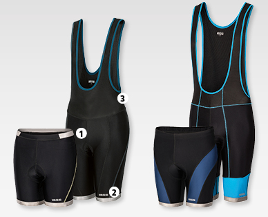 INOC Damen-/Herren-Velo-Hose