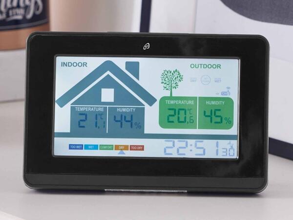 Funk-Wetterstation mit Lüftungsempfehlung