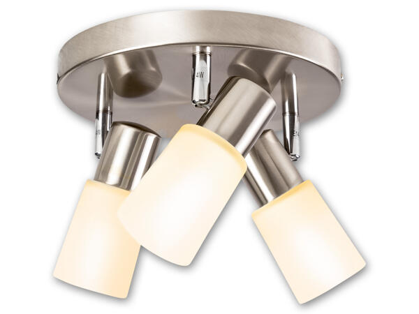 LED-Deckenleuchte, 3 x 4 W
