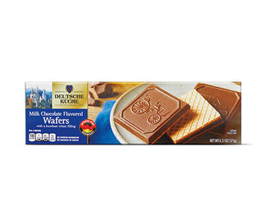 Deutsche Küche Milk or Dark Chocolate Covered Wafers