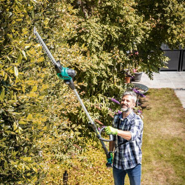 Snoerloze telescopische haagschaar van 20 V