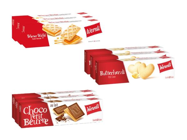 Biscuits Wernli, pack de 3