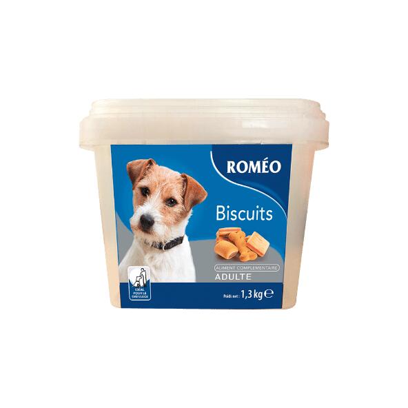 ROMÉO(R) 				Biscuits pour chien adulte