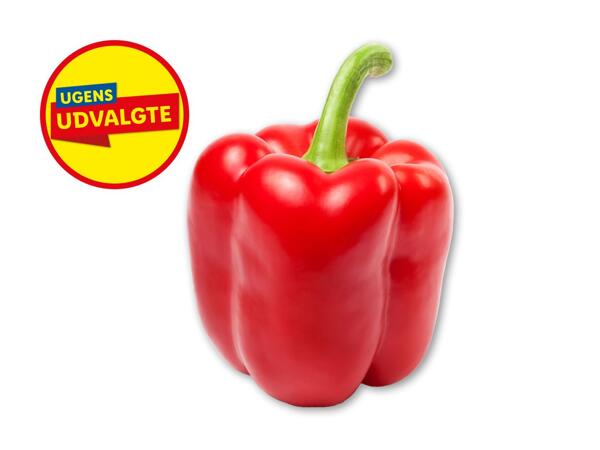 Rød peberfrugt
