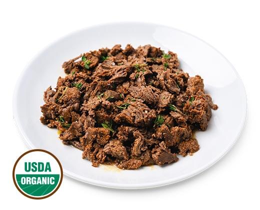 Raise American 
 Organic Grass-Fed Beef Barbacoa