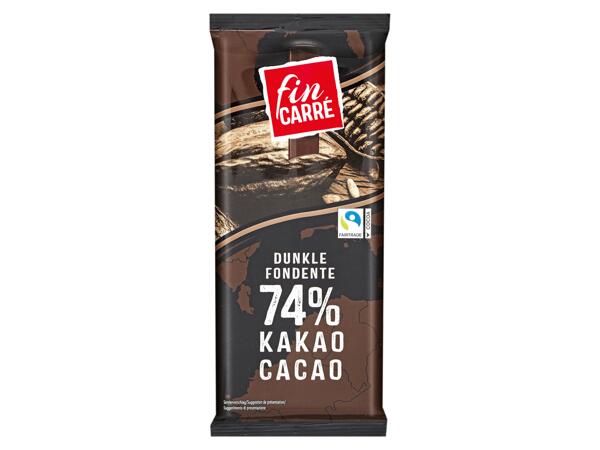 Dark chocolate 74%
