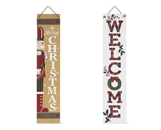 Merry Moments Reversible Porch Sign