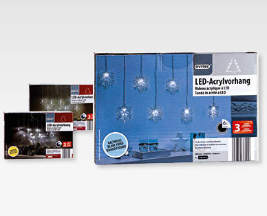 Rideau étoiles/Rideau flocons de neige LED OVITEC(R)