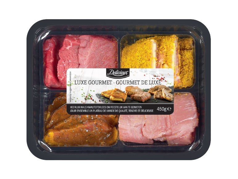 Plat gourmet de luxe