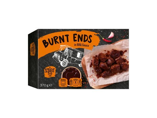 Slow cooked beef bites with BBQ sauce