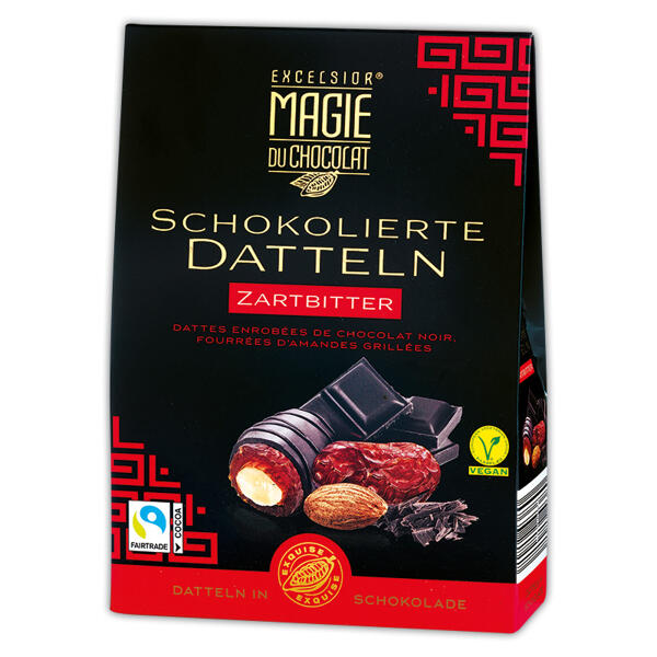 Schokolierte Datteln