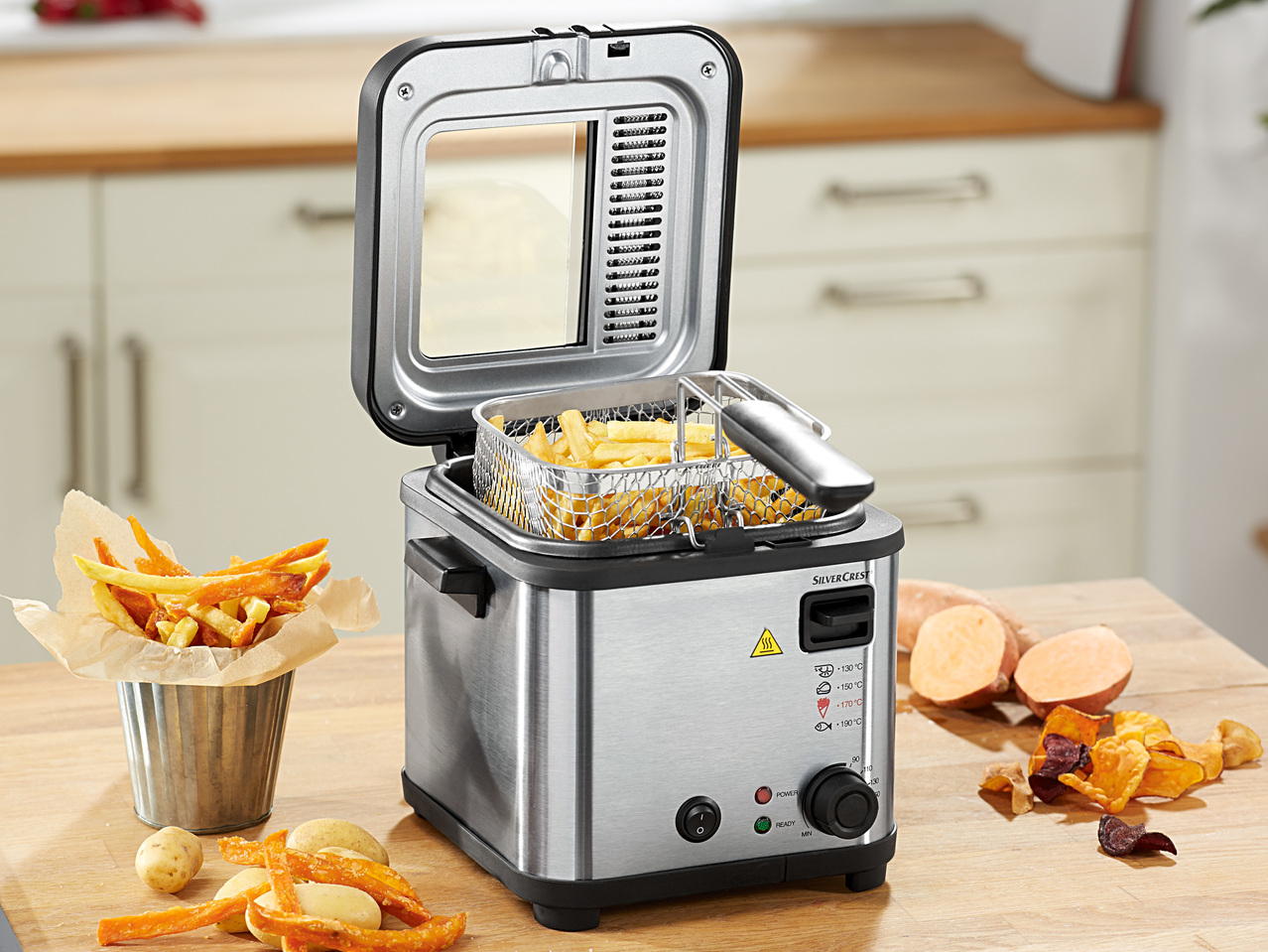 SILVERCREST(R) Mini-Fritteuse, 2-in-1