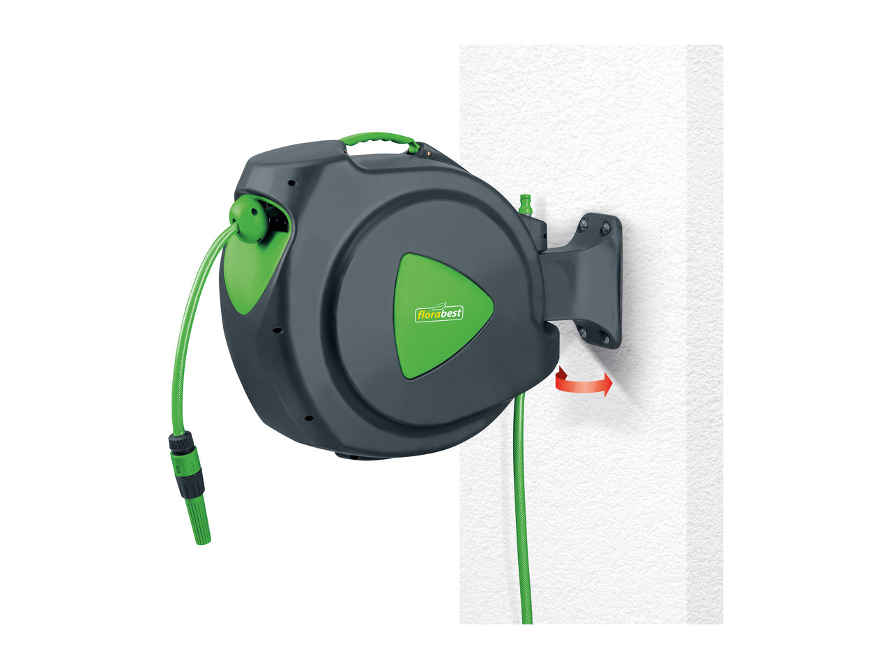 Florabest Wall-Mounted Hose Box1
