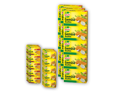 Trio de bouillon en cubes KNORR