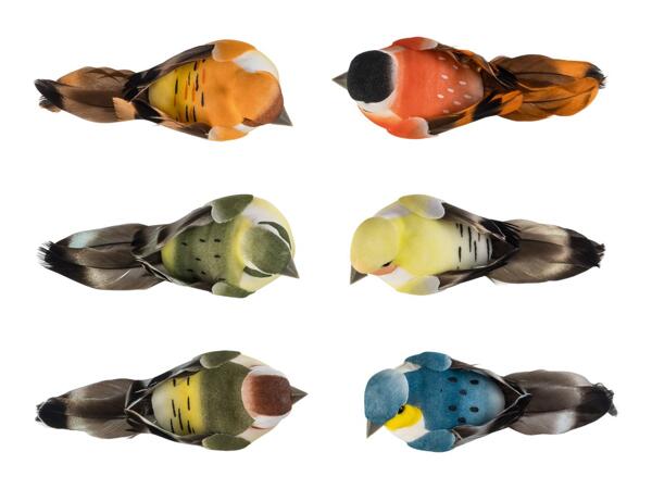 Livarno Home Bird Decorative Clips - 6 Pack