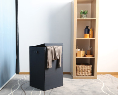 Easy Home Collapsible Hamper With Lid