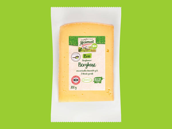 EIN GUTES STÜCK HEIMAT Bio-Heumilch Bergkäse