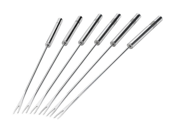 Fourchettes pour fondue à la viande, lot de 6