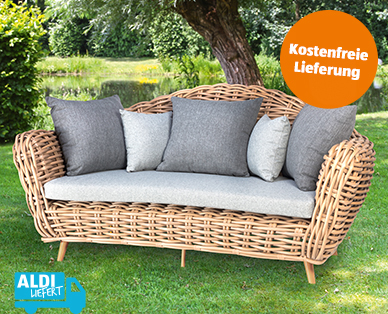 Outdoorsofa Breitgeflecht¹