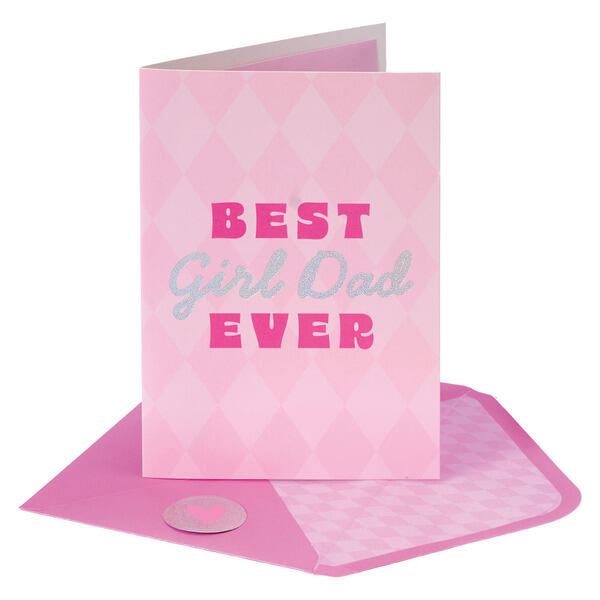 Pembrook Girl Dad Greeting Card
