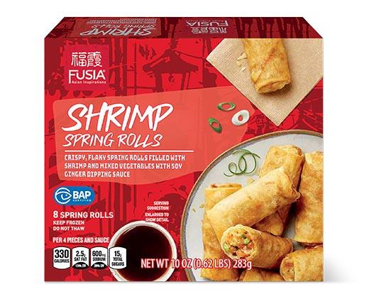 Fusia Asian Inspirations 
 Shrimp or Veggie Spring Rolls