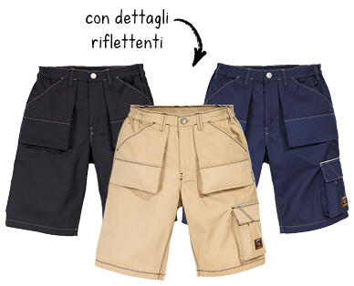 KING CRAFT PANTALONE CORTO DA LAVORO DA UOMO