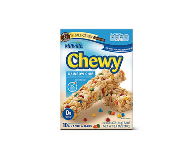 Millville Rainbow Chip Chewy Granola Bars