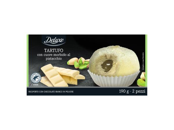 Truffle Ice Cream with Pistachio Filling