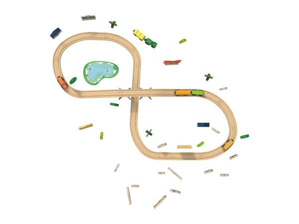 Playtive Farm/​Dinosaur Wooden Train Set