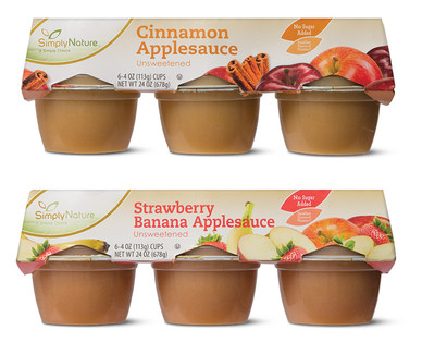 SimplyNature Applesauce Cups