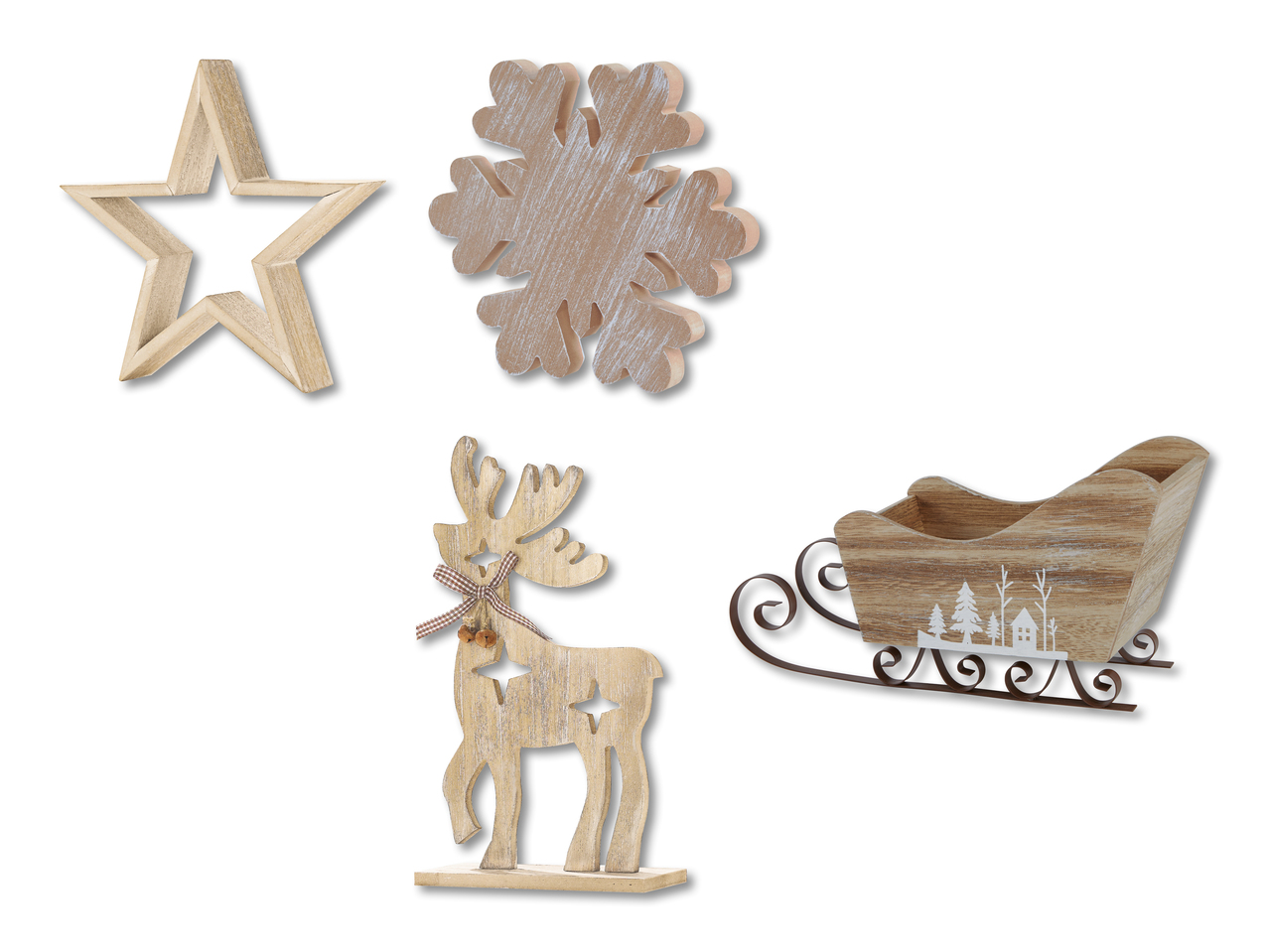 Figurine décorative en bois
