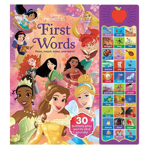Children's First Words Sound Book - Disney Princess