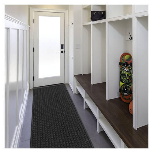 2' x 6' All Purpose Runner - Charcoal Dots