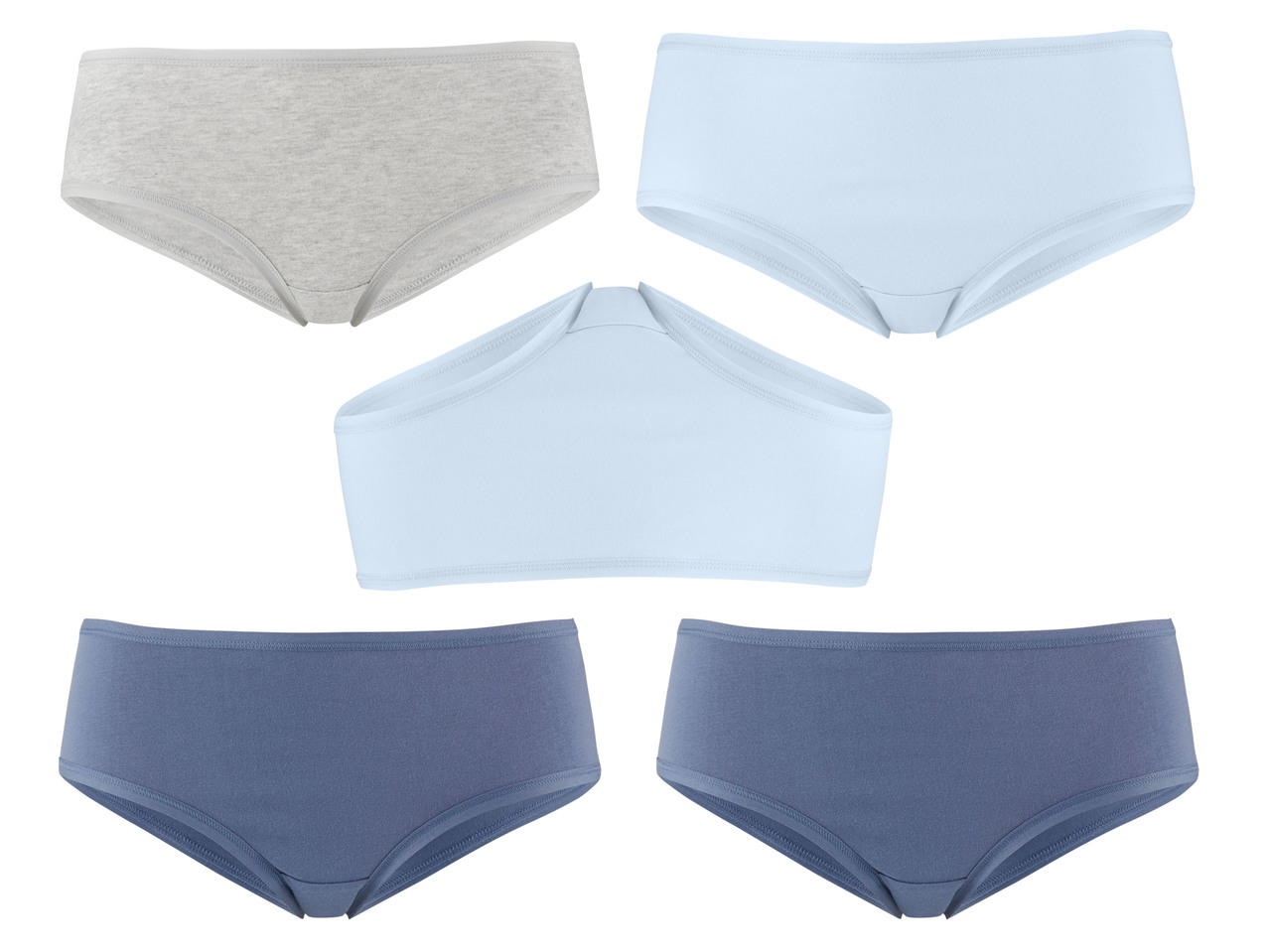 Ladies' Hipster Briefs, 5 pieces