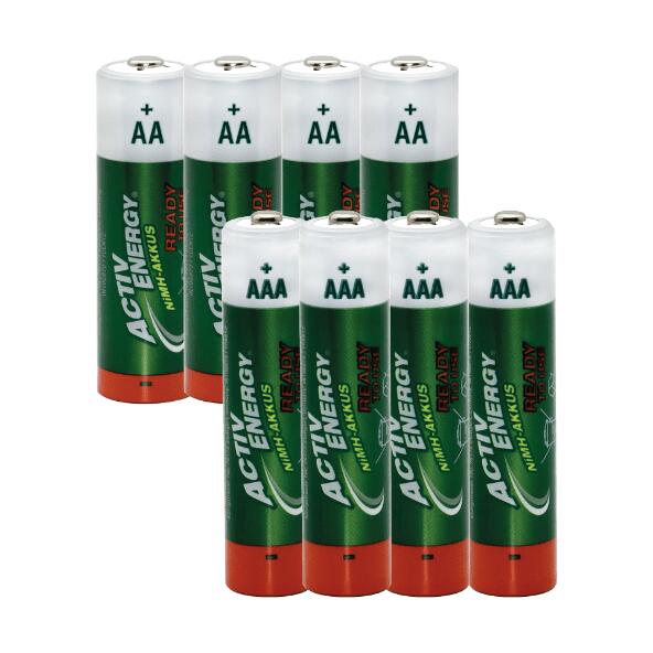 Activ Energy 				Oplaadbare batterijen 4-pack