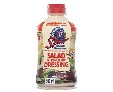 SPUR STEAK RANCHES DRESSING OR SAUCE 500ML