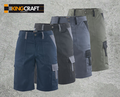 KING CRAFT FASHION Herren-Arbeitsshorts